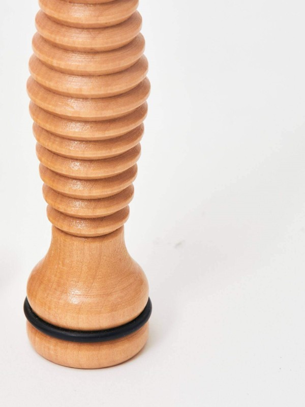 Conjunto de massagem de madeira corporal