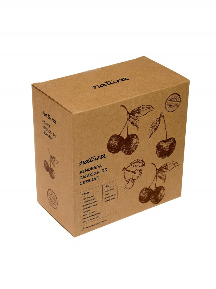 Almofada Rectangular Carocos Cereja