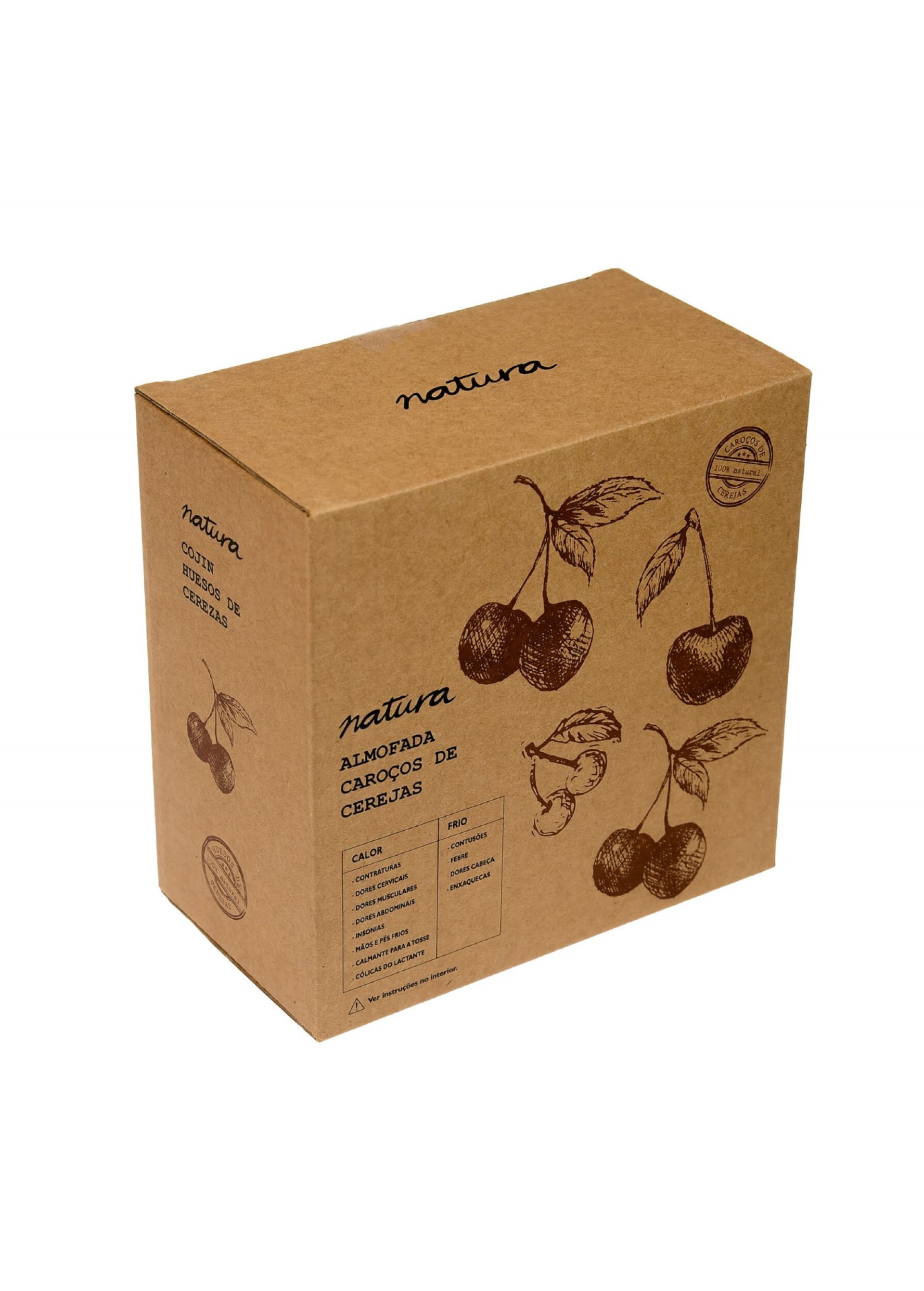 Almofada Rectangular Carocos Cereja