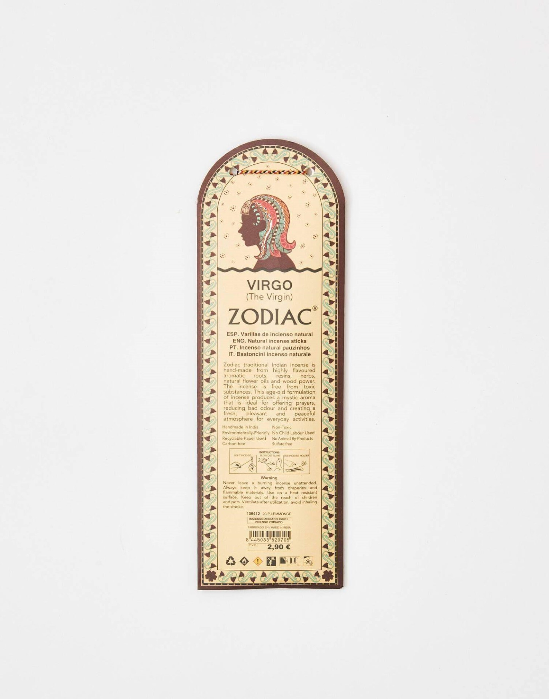 Incenso Zodíaco 25gr Lemongrass