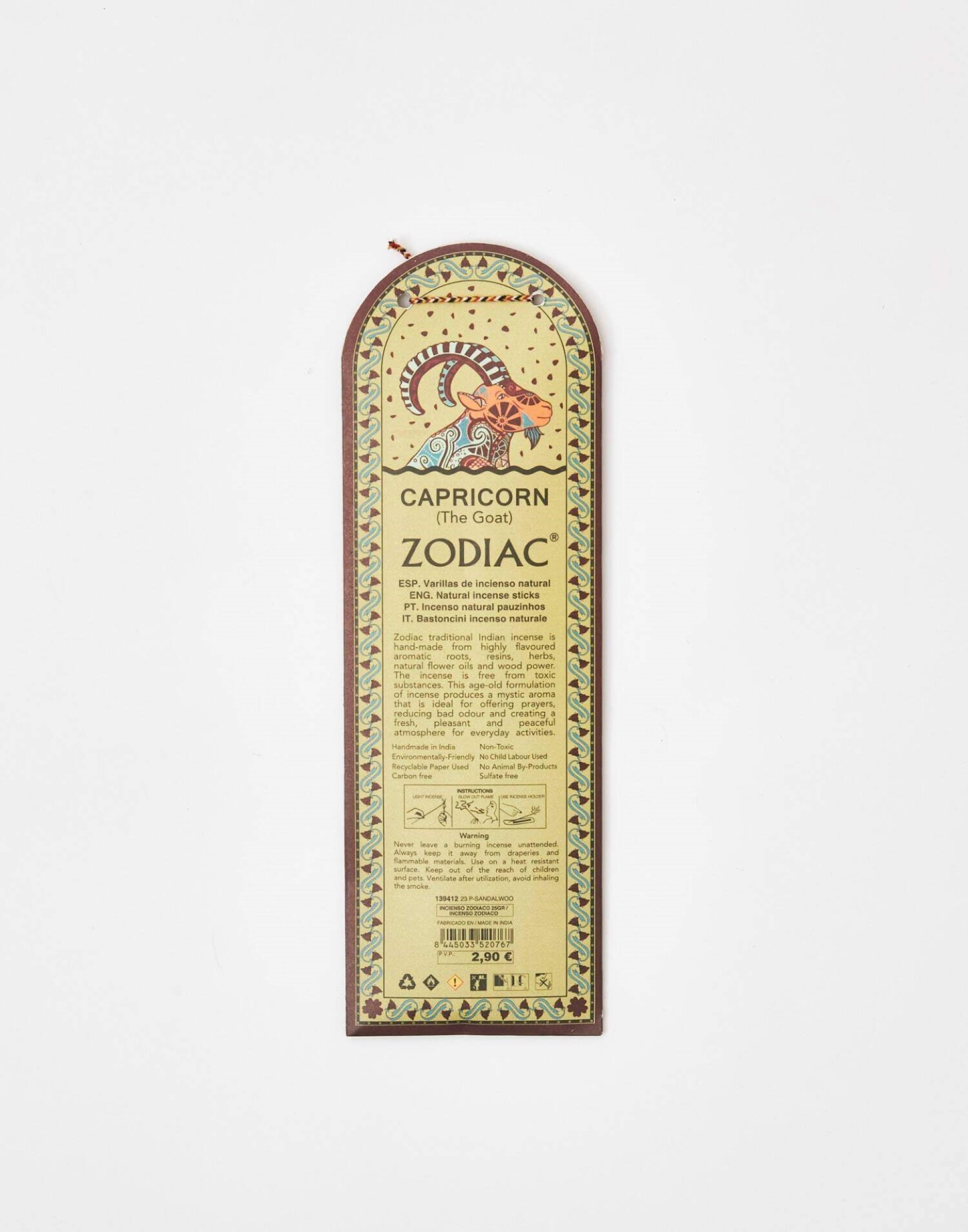 Incenso Zodíaco 25gr Sandal