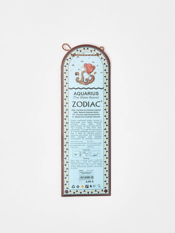Incenso Zodíaco 25gr Lotus Incenso Zodíaco 25gr Lotus