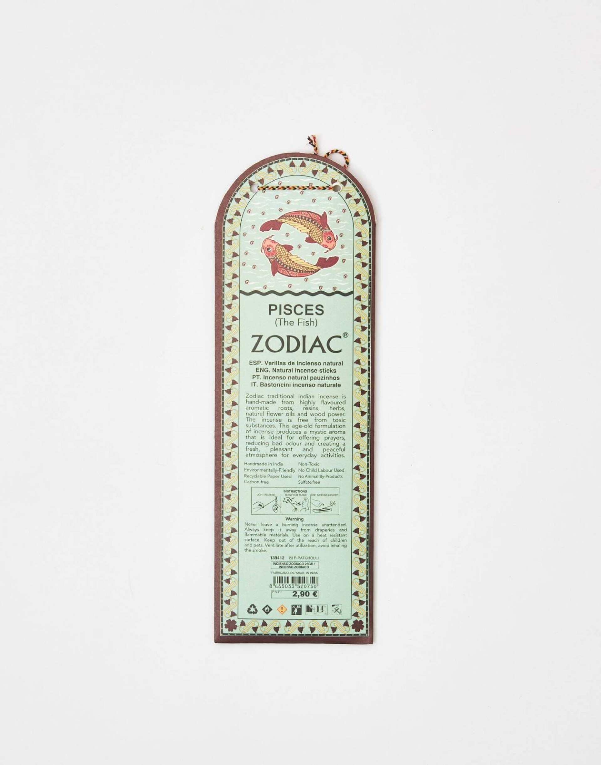 Incenso Zodíaco 25gr Patchouli