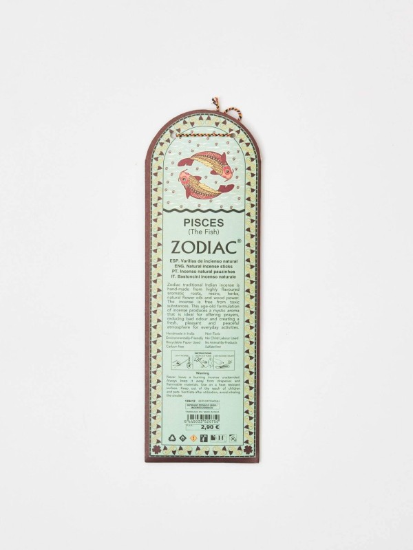 Incenso Zodíaco 25gr Patchouli Incenso Zodíaco 25gr Patchouli