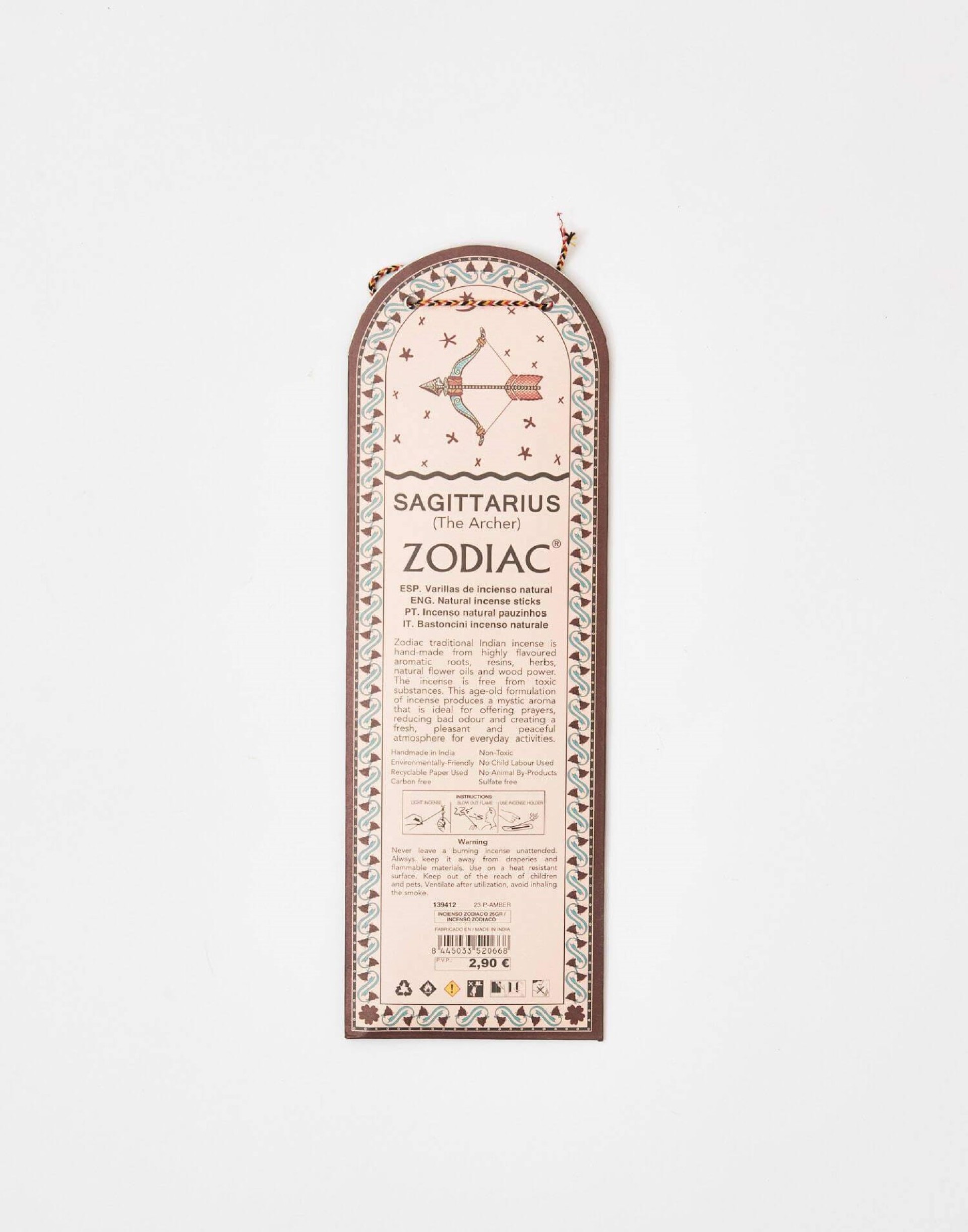 Incenso Zodíaco 25gr Amber