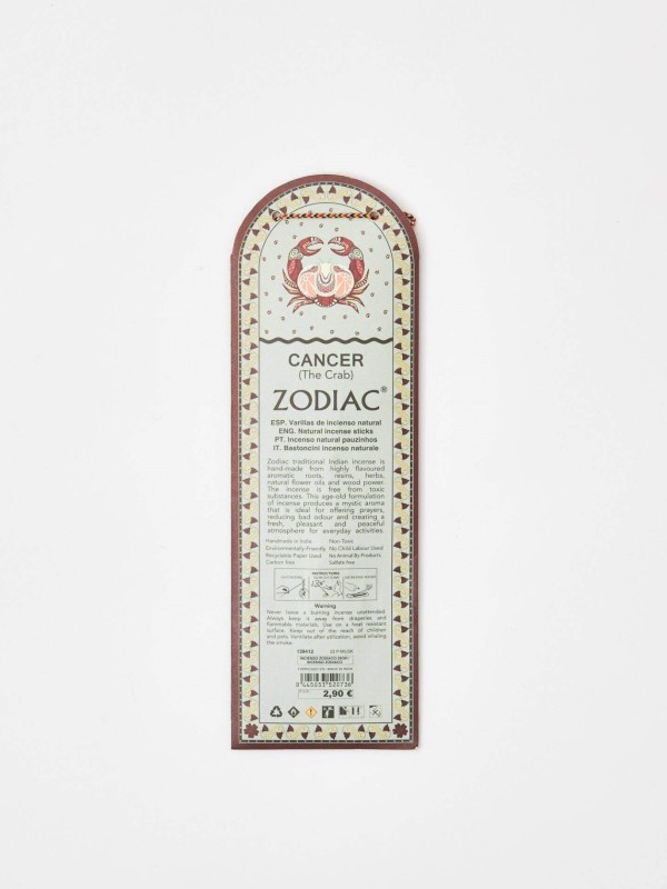 Incenso Zodíaco 25gr Musk Incenso Zodíaco 25gr Musk