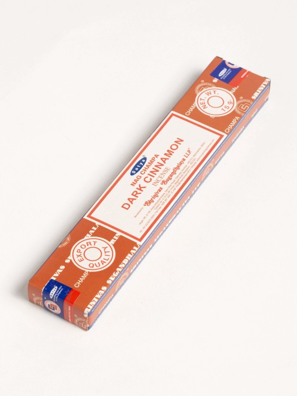 Incenso Satya Nag Champa Dark Cinnamon Incenso Satya Nag Champa Dark Cinnamon