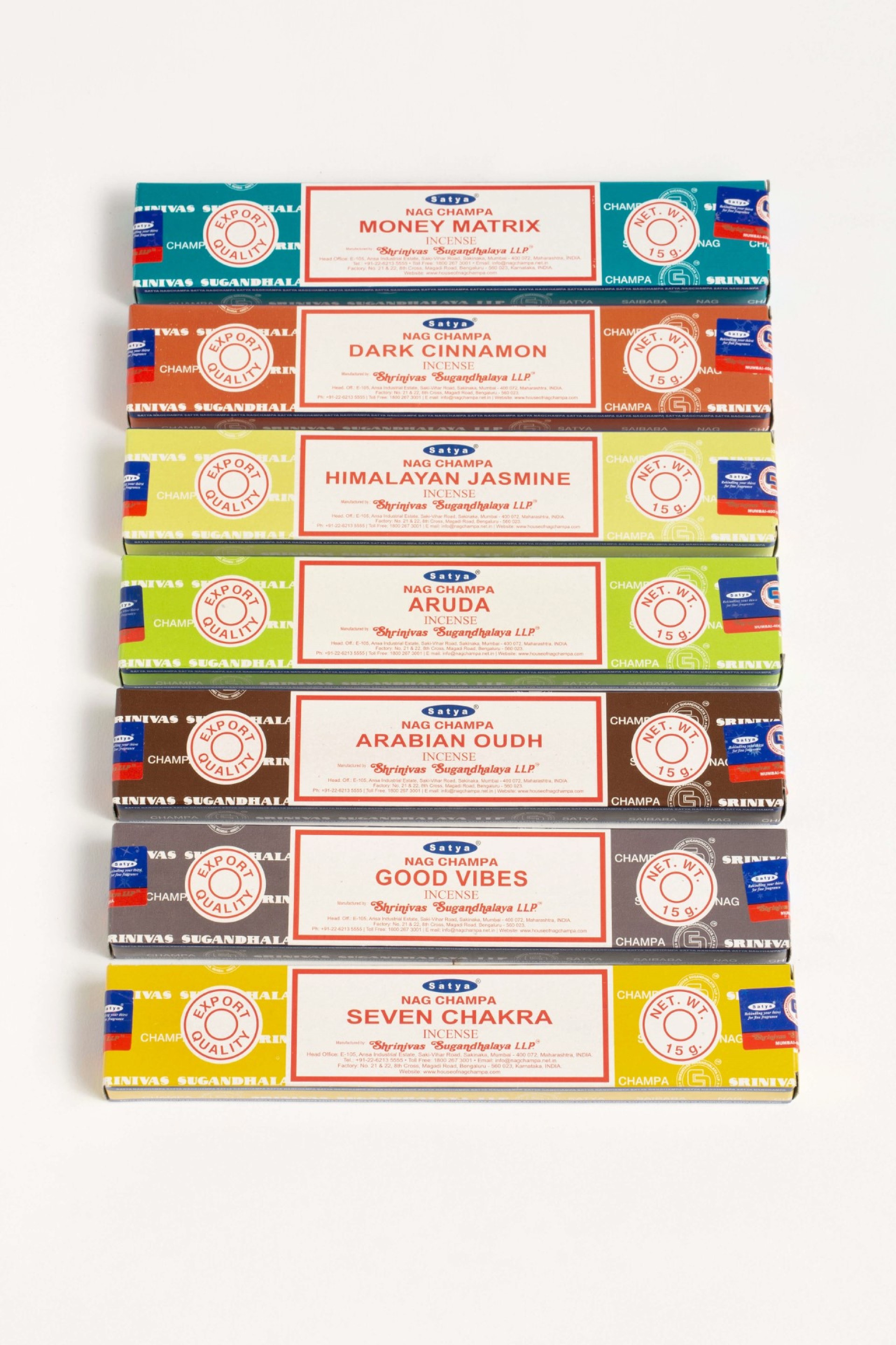 Incenso Satya Nag Champa Dark Cinnamon