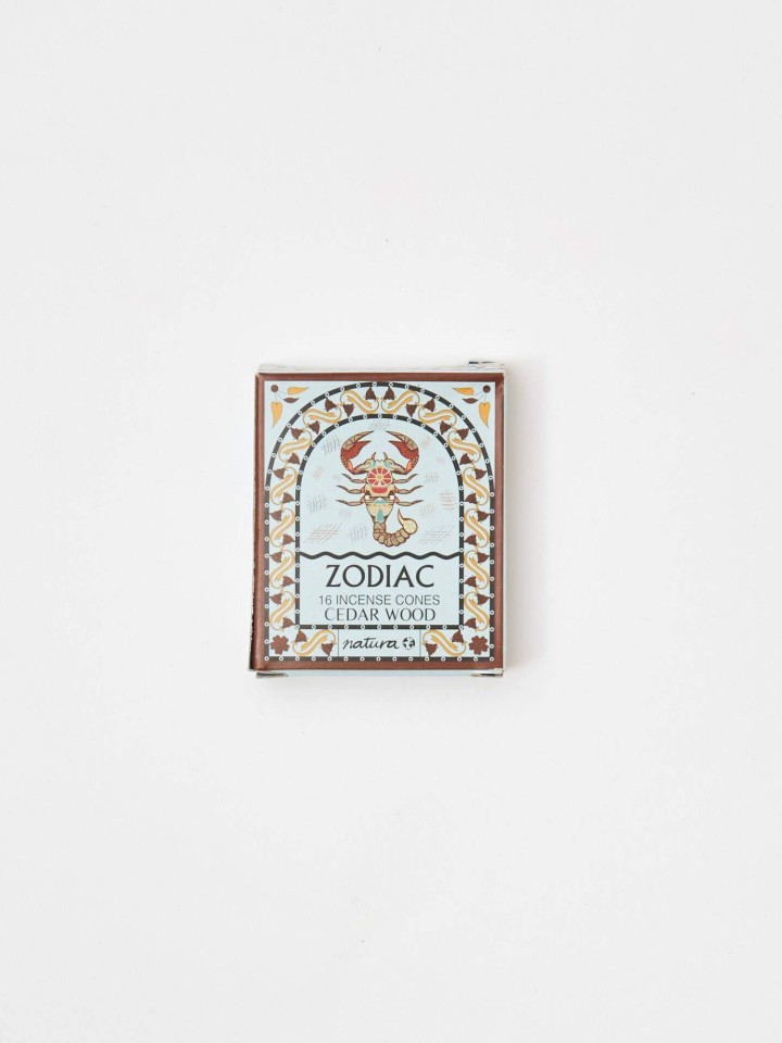 Incenso Cones Zodaco Cedar Wood