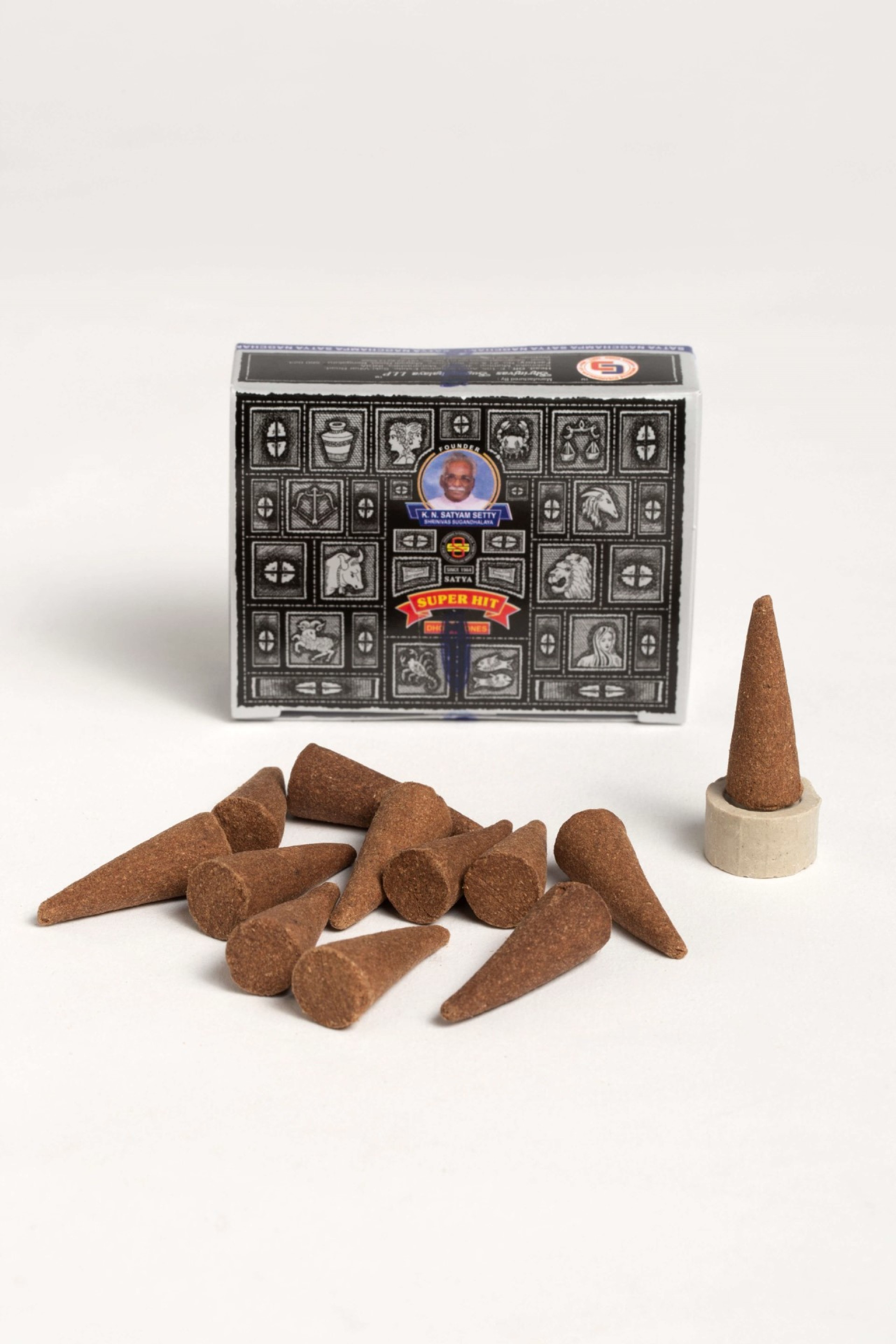 Caixa de Cones de incenso Satya
