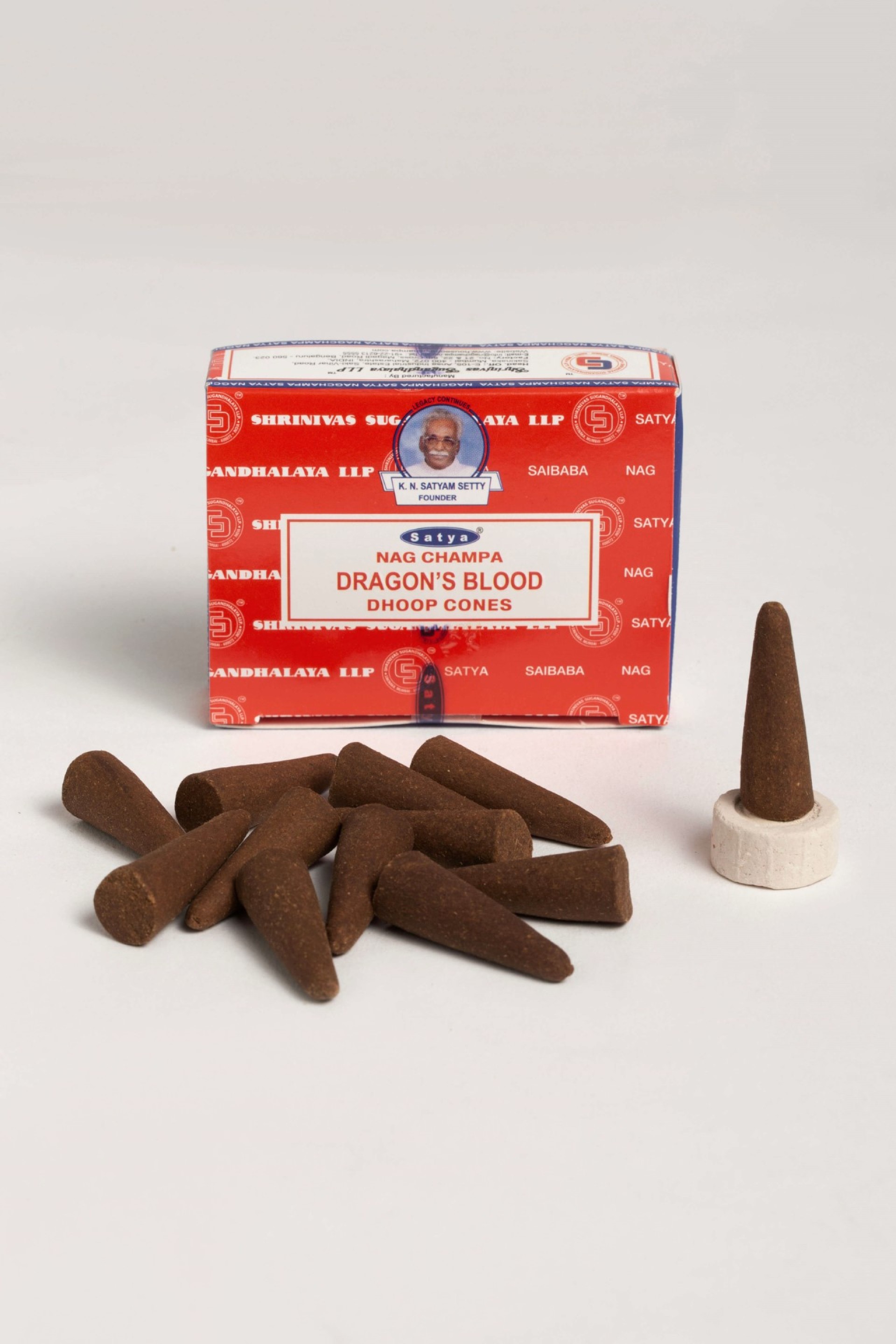 Caixa de Cones de incenso Satya Dragon's Blood