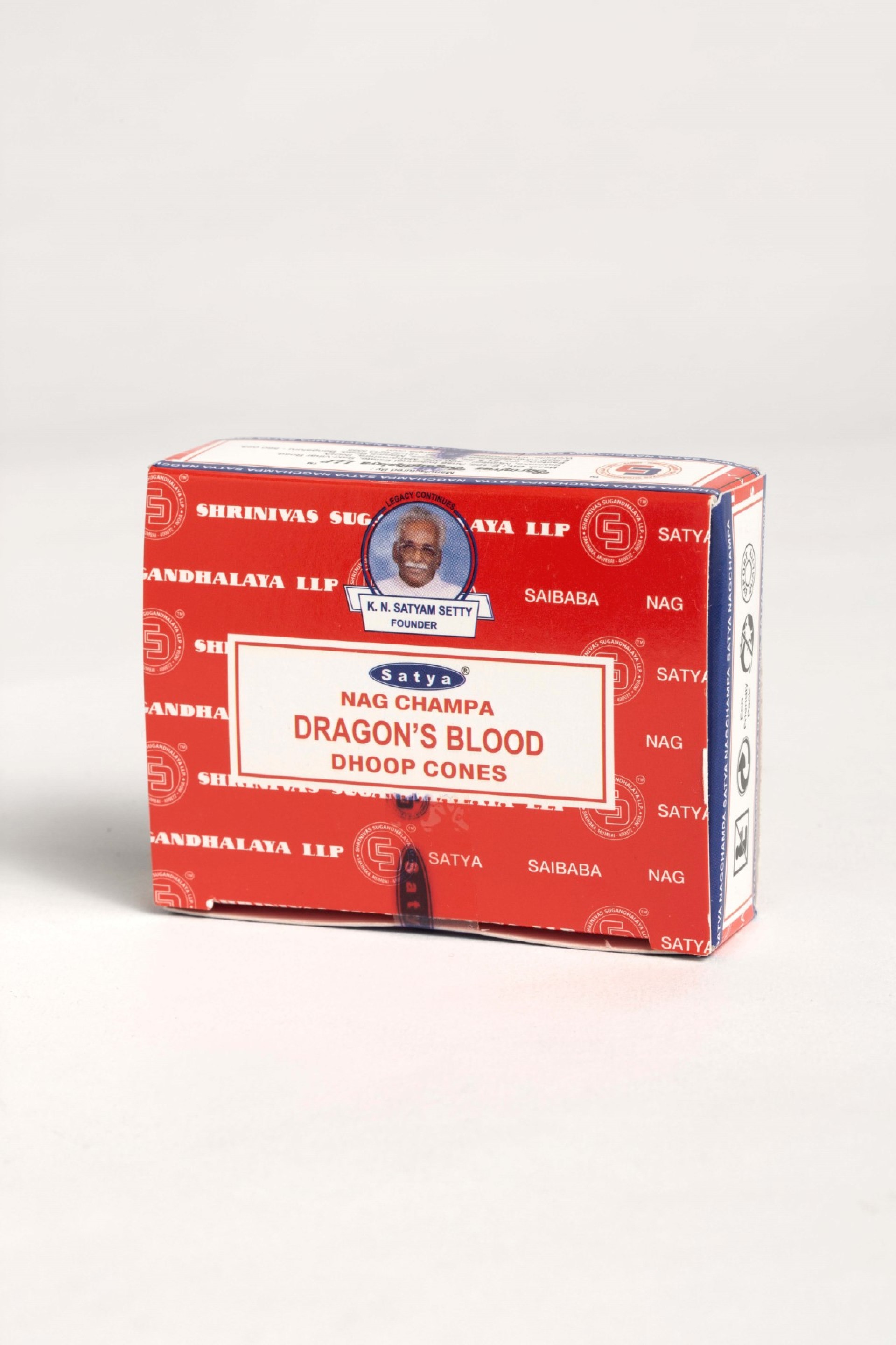 Caixa de Cones de incenso Satya Dragon's Blood