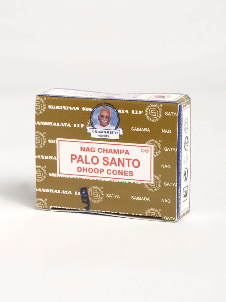 Caixa de Cones de incenso Satya Palo Santo