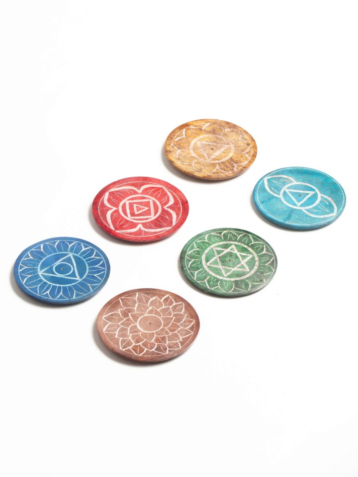 Porta-Incensos Chakras