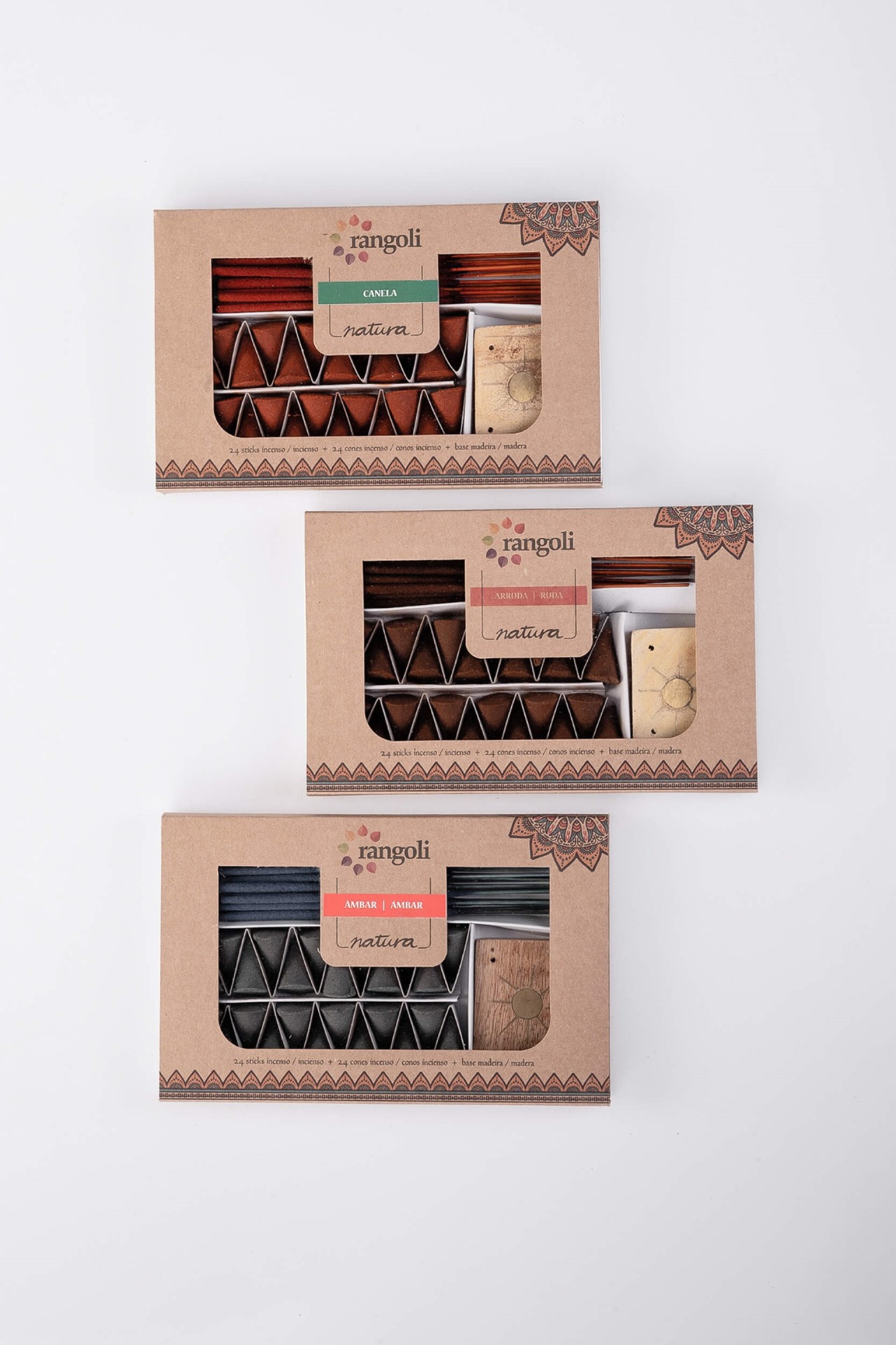 Incenso Rangoli Canela