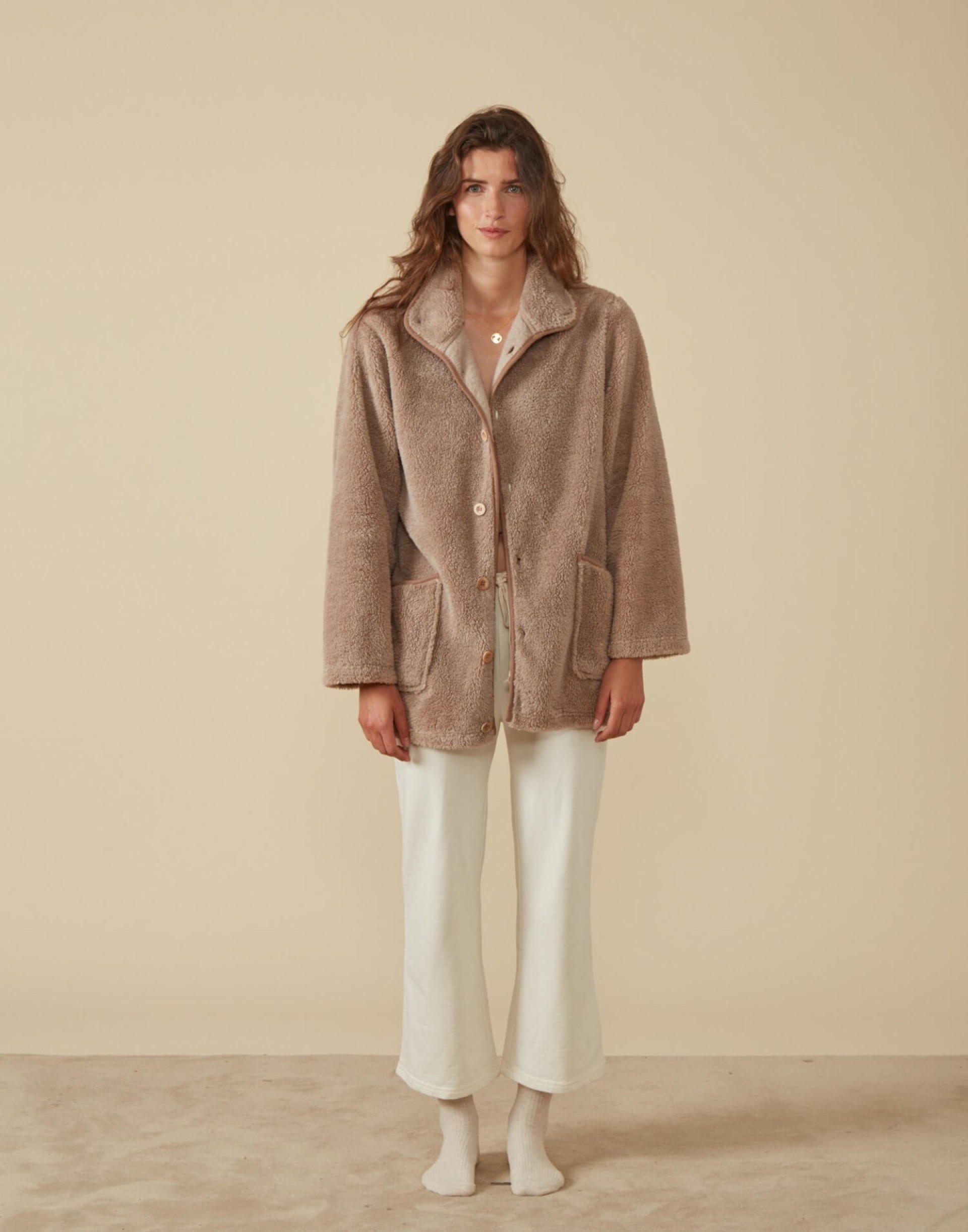 Casaco shearling unisex