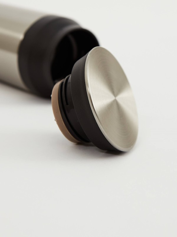 Garrafa termica de 350ml com tampa plana