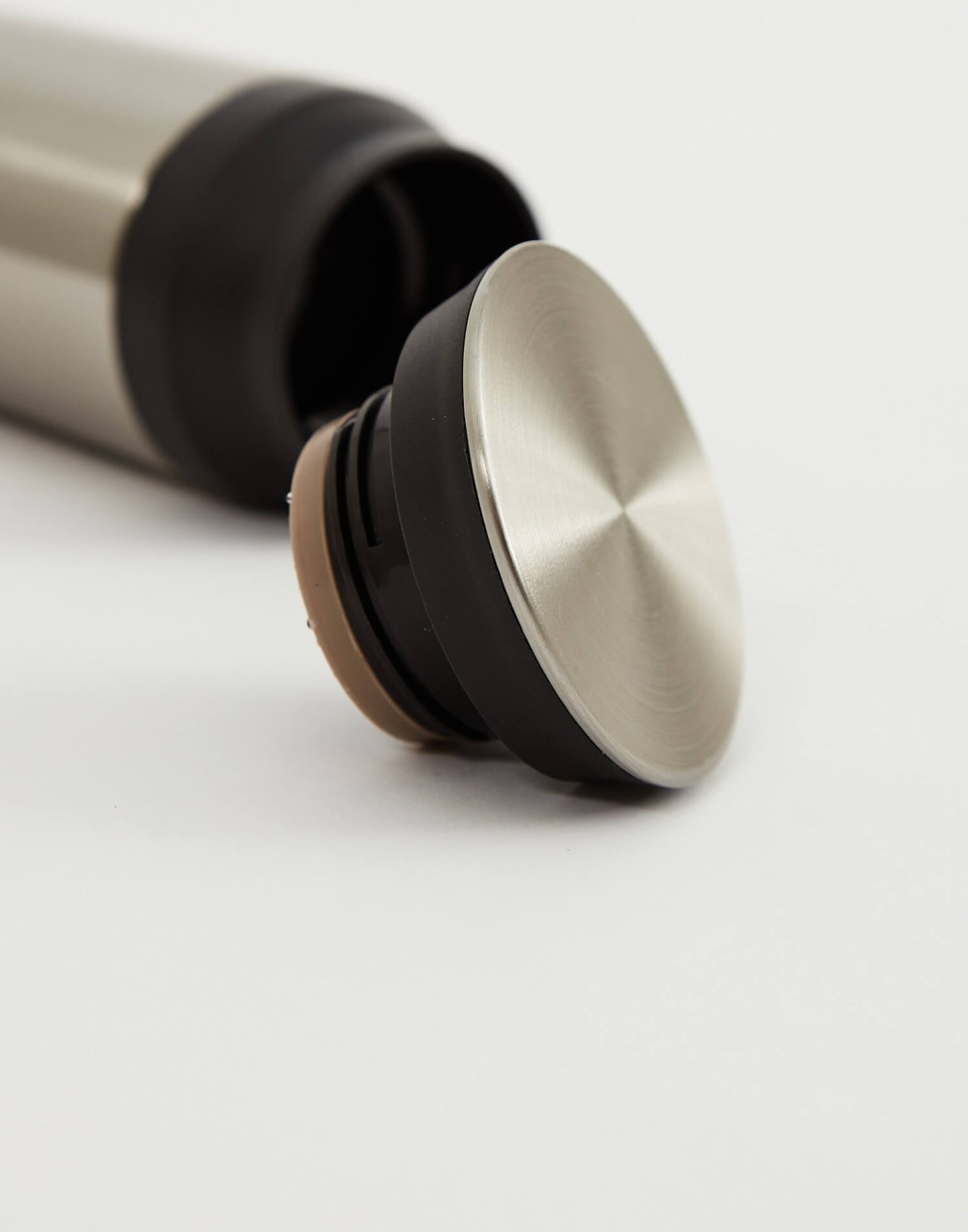 Garrafa termica de 350ml com tampa plana