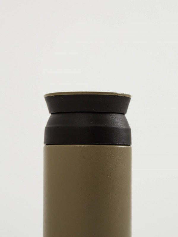 Garrafa termica de 350ml com tampa plana