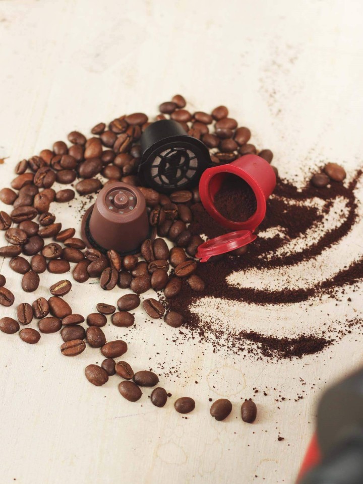 3 capsulas de cafe reutilizaveis