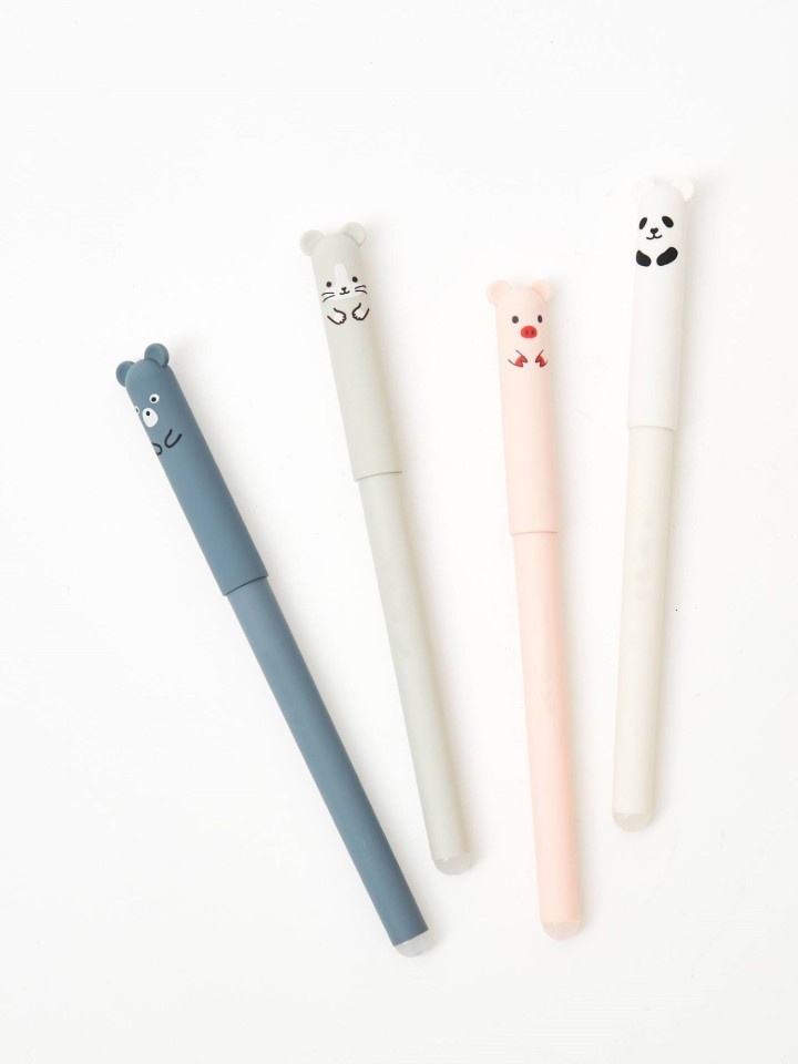 Pack de 4 canetas apagaveis