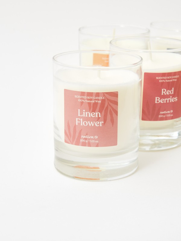 Vela Natura 200g Linen Flower