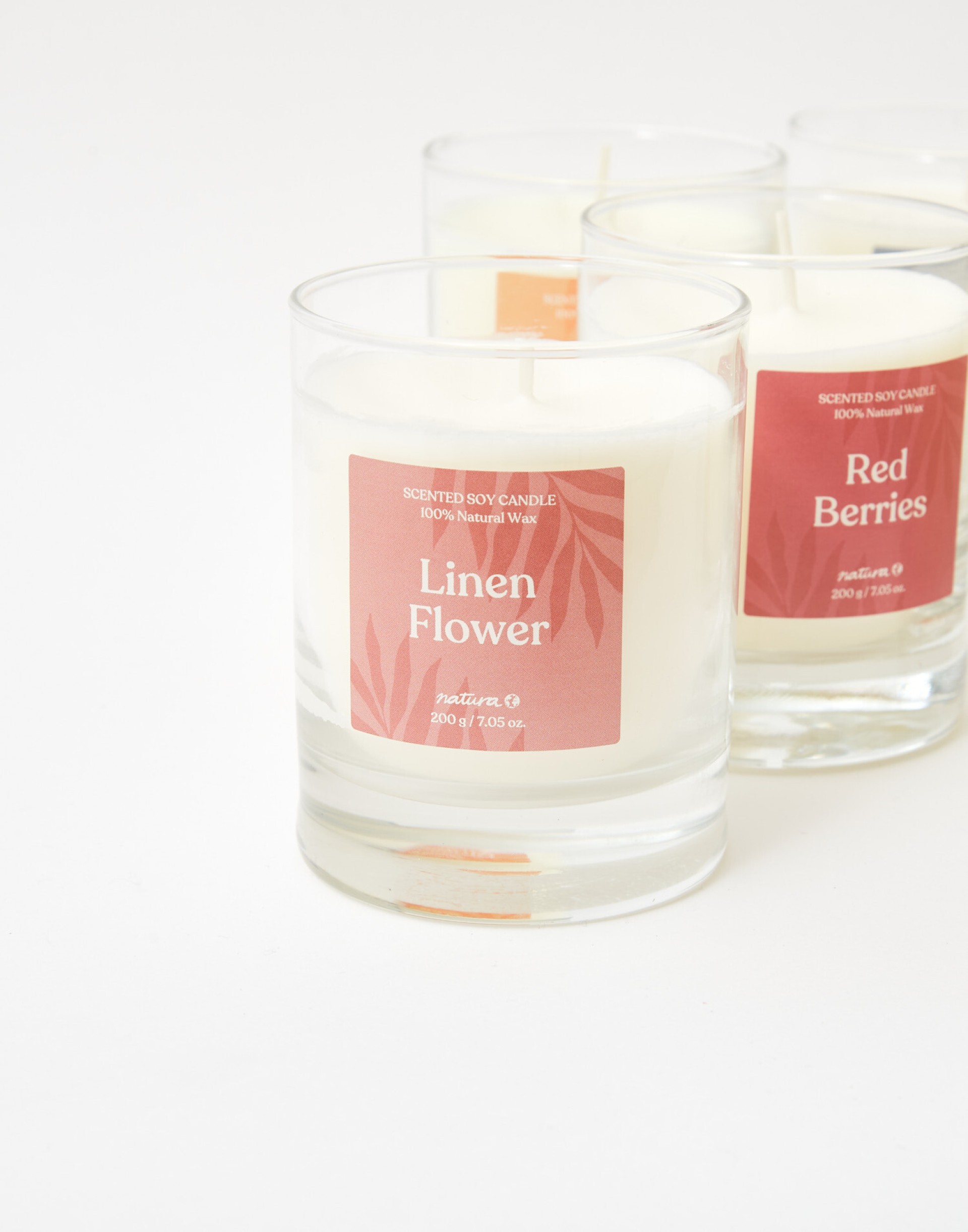 Vela Natura 200g Linen Flower
