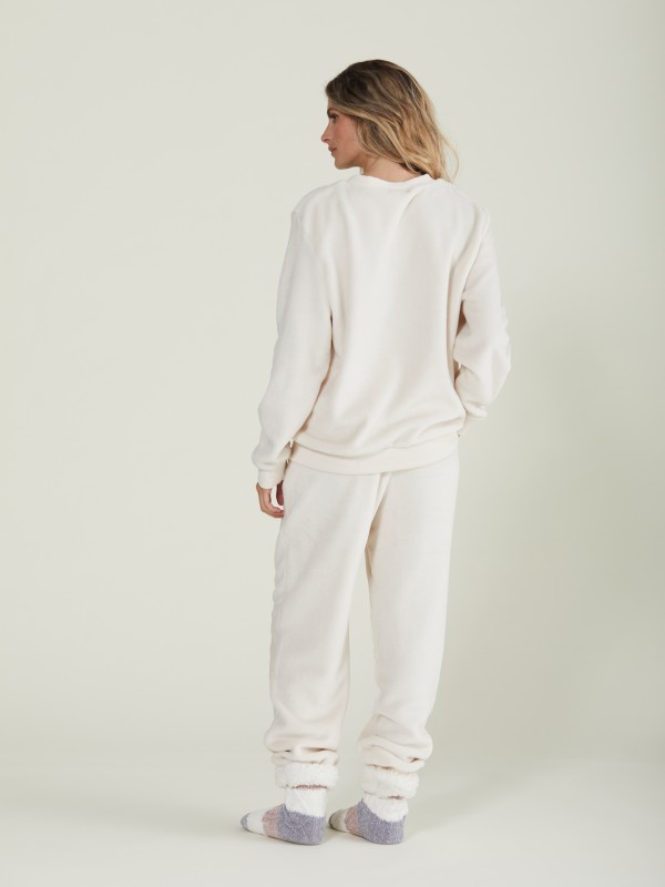 Pijama polar Branco Pijama polar Branco
