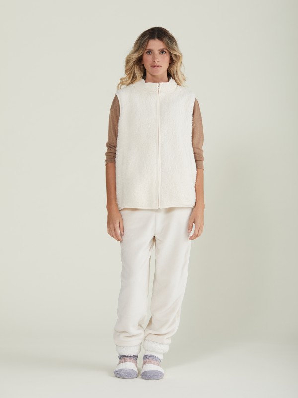 Colete Polar Branco