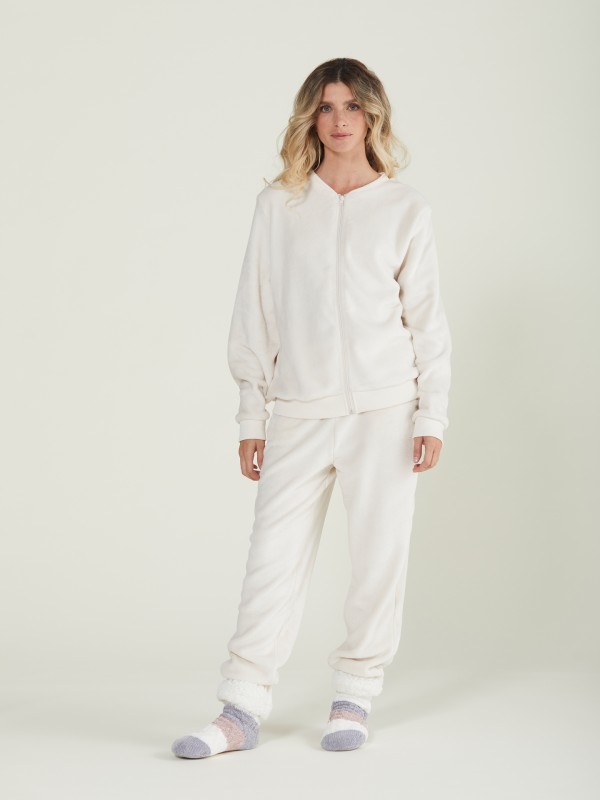 Pijama polar Branco Pijama polar Branco
