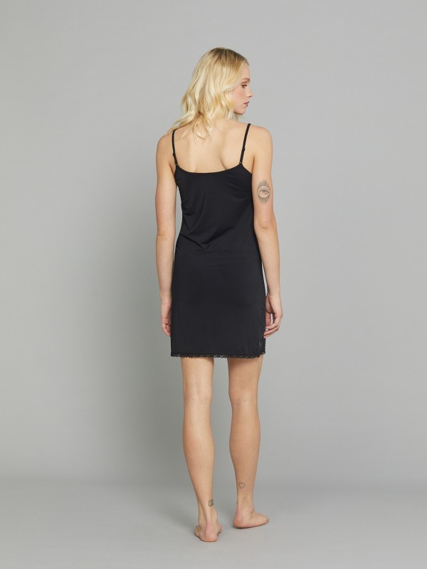 Vestido Basico com Renda Vestido Basico com Renda