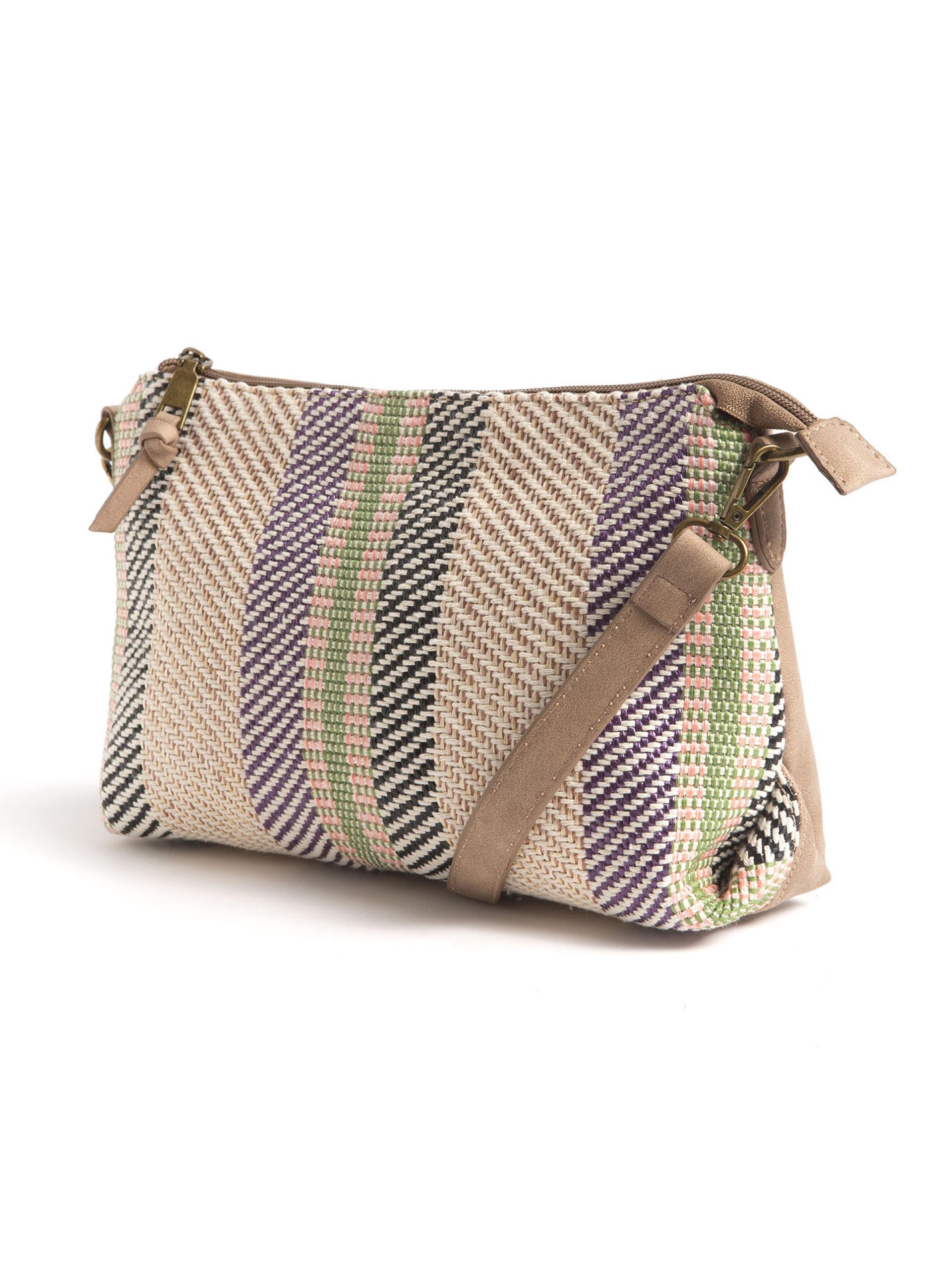 Mala com padrao de riscas