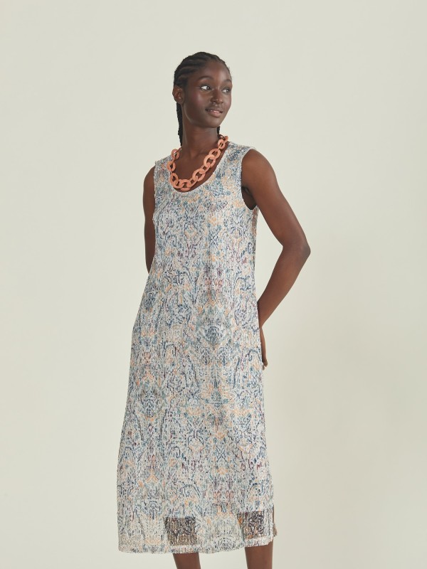 Vestido Comprido Estrutura Dupla
