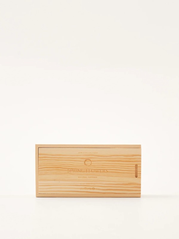 Conjunto de oleos essenciais e pedra ceramica Zen Collection