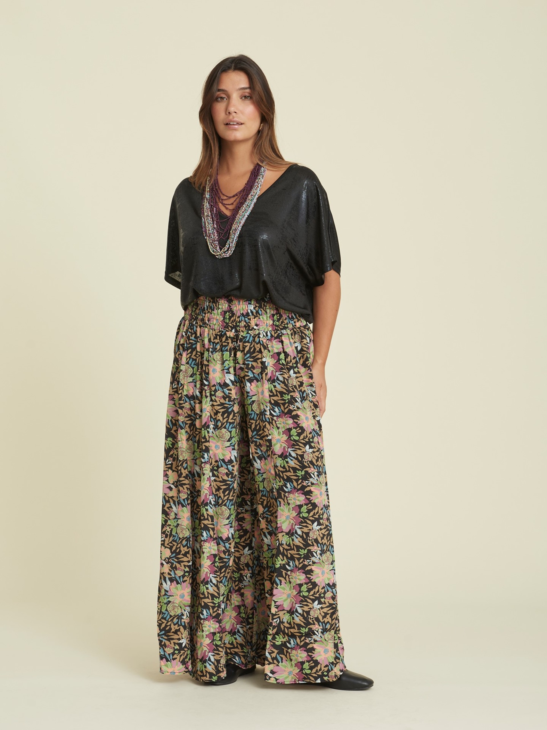 Saia-calca Com Estampado Romantico