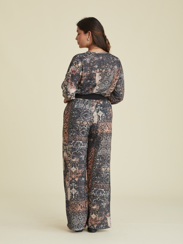 Calcas Corte Direito Patchwork