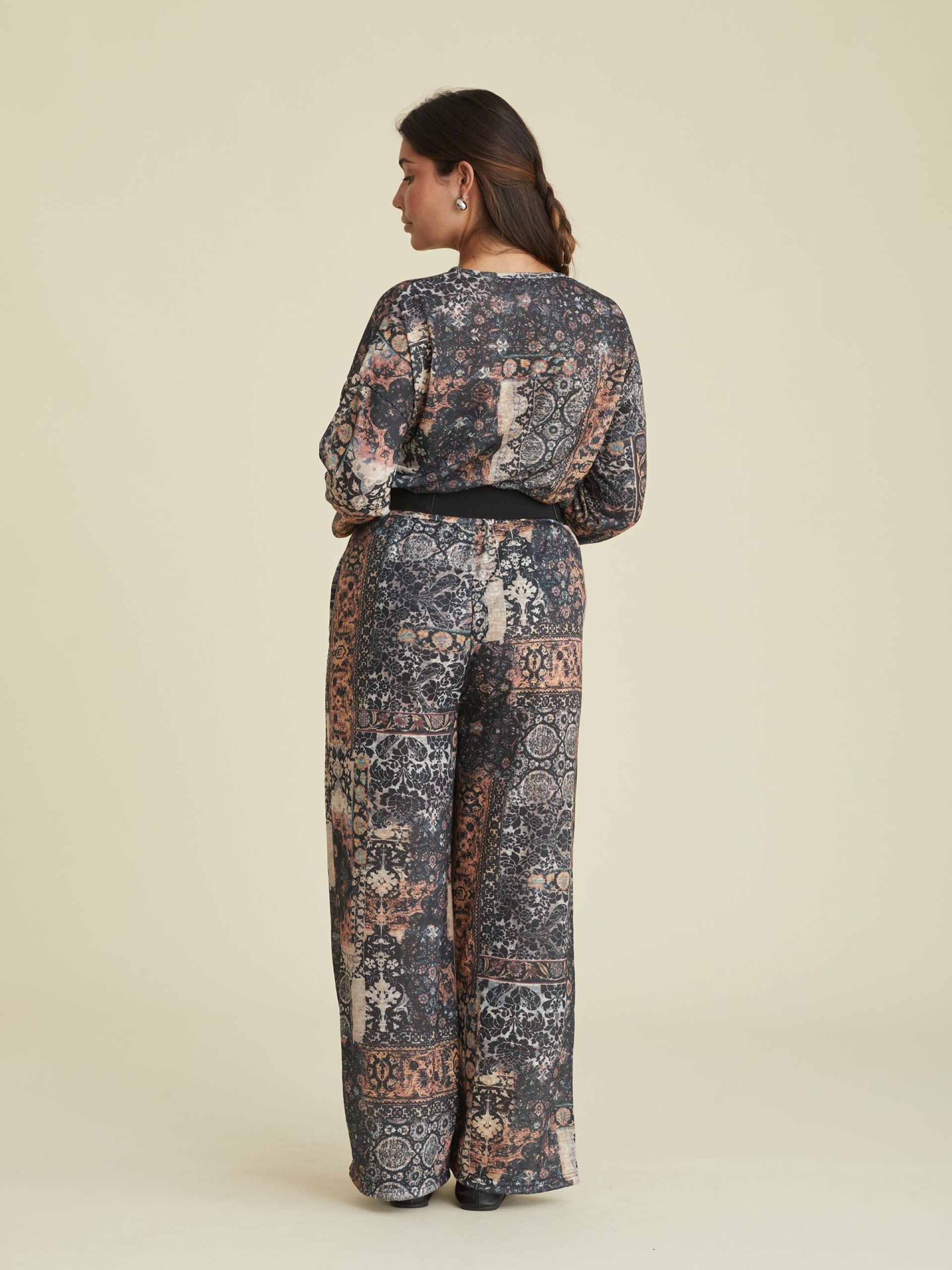 Calcas Corte Direito Patchwork