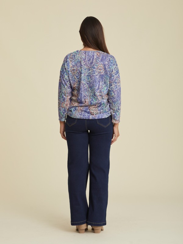 Blusa Malha Estampada Blusa Malha Estampada