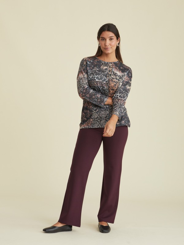 Blusa Malha Estampada