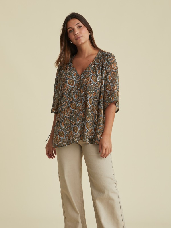 Blusa Em Chiffon