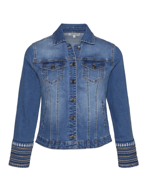 Blusao De Ganga Com Detalhes