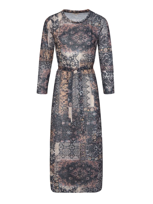 Vestido Corte Direito Patchwork