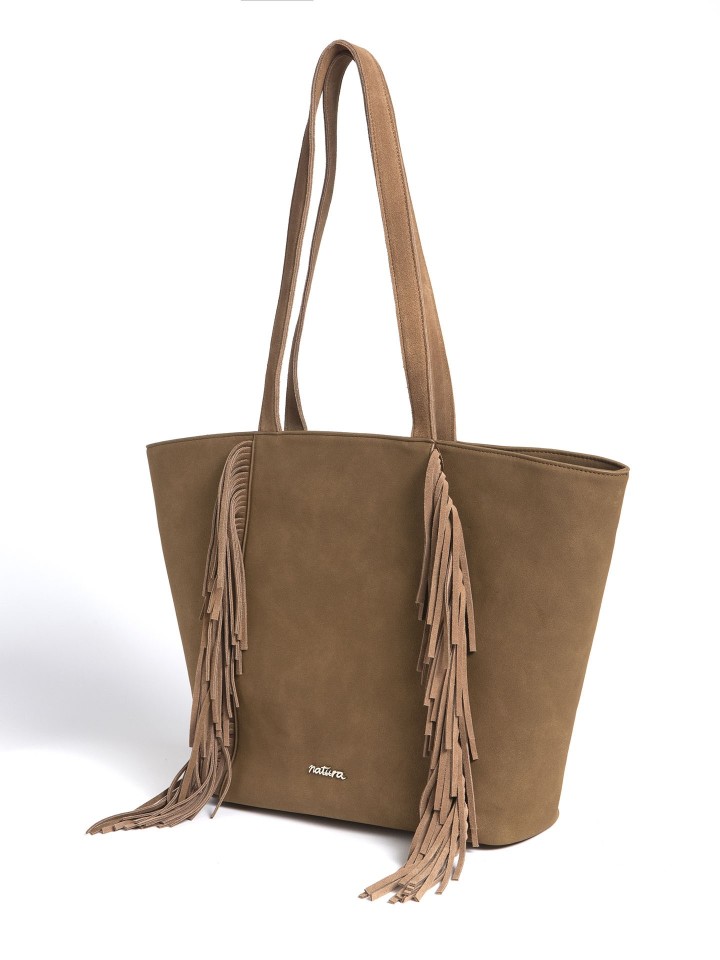 Mala Shopper Com Franjas