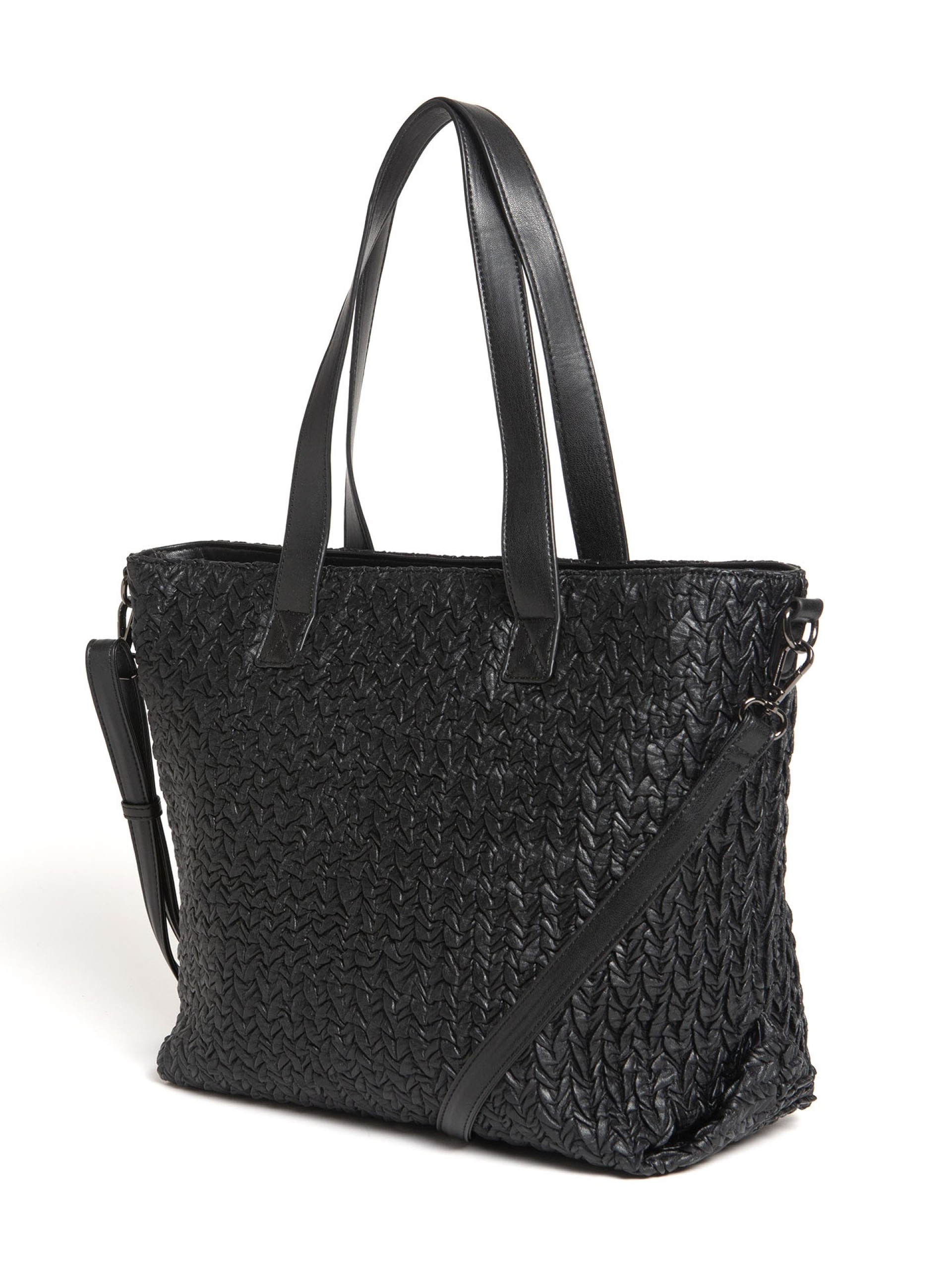Mala Shopper Com Material Texturado
