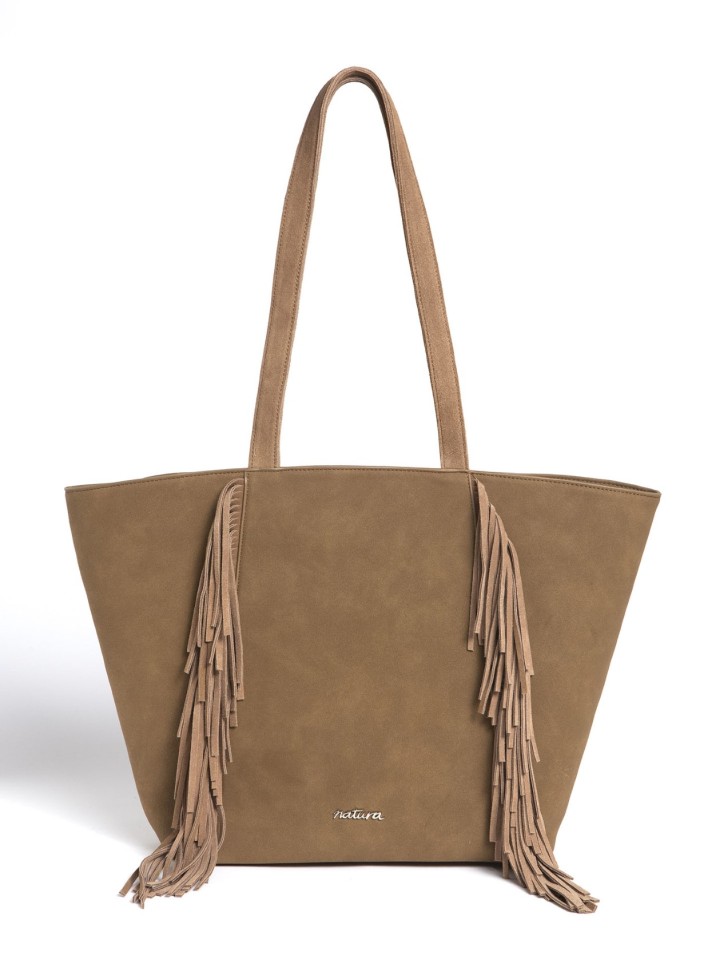 Mala Shopper Com Franjas