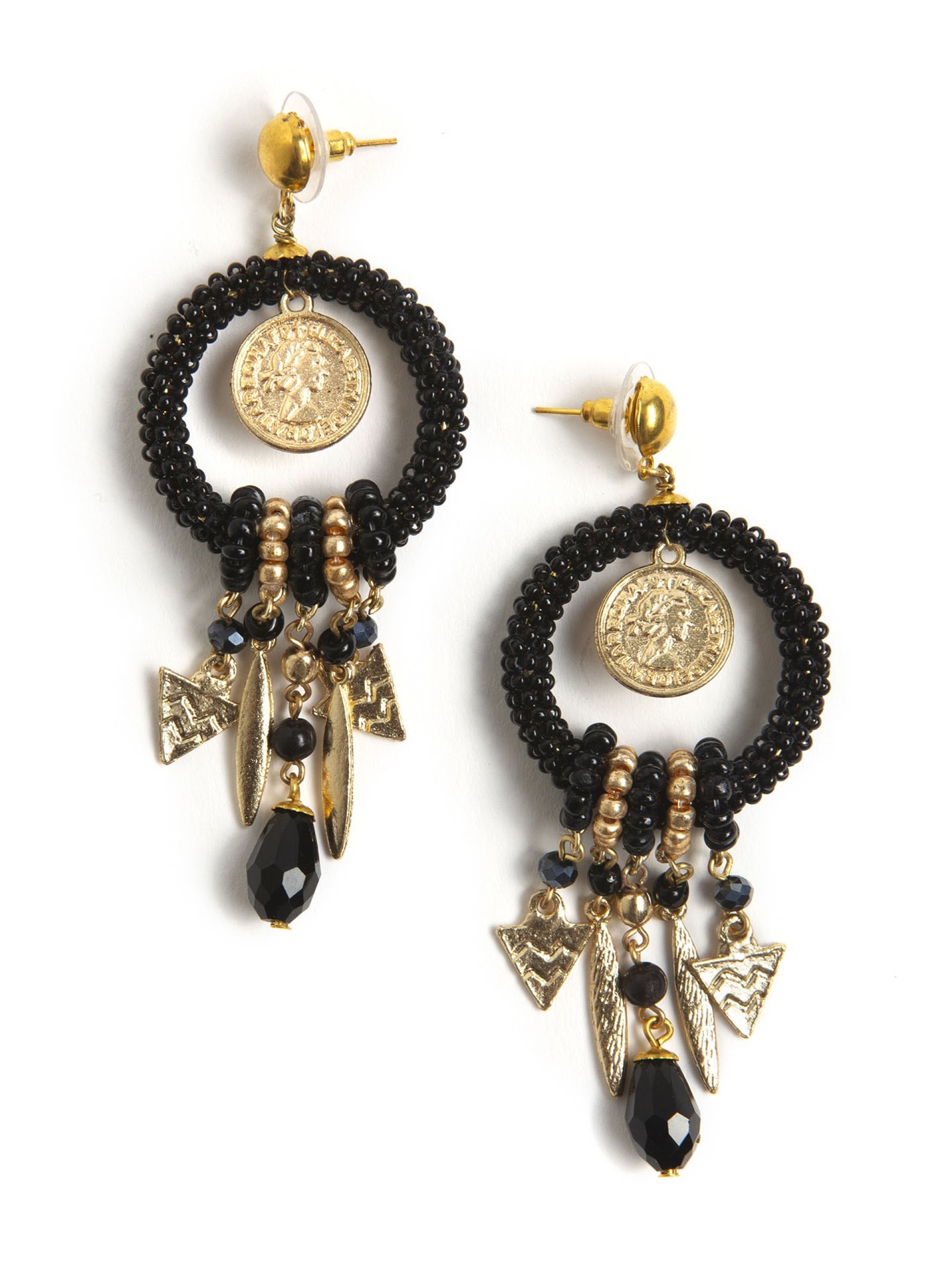 Brincos Dourados Boho