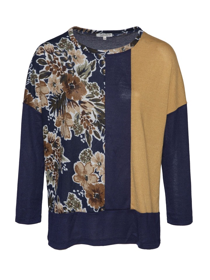 Blusa Com Padrao Floral