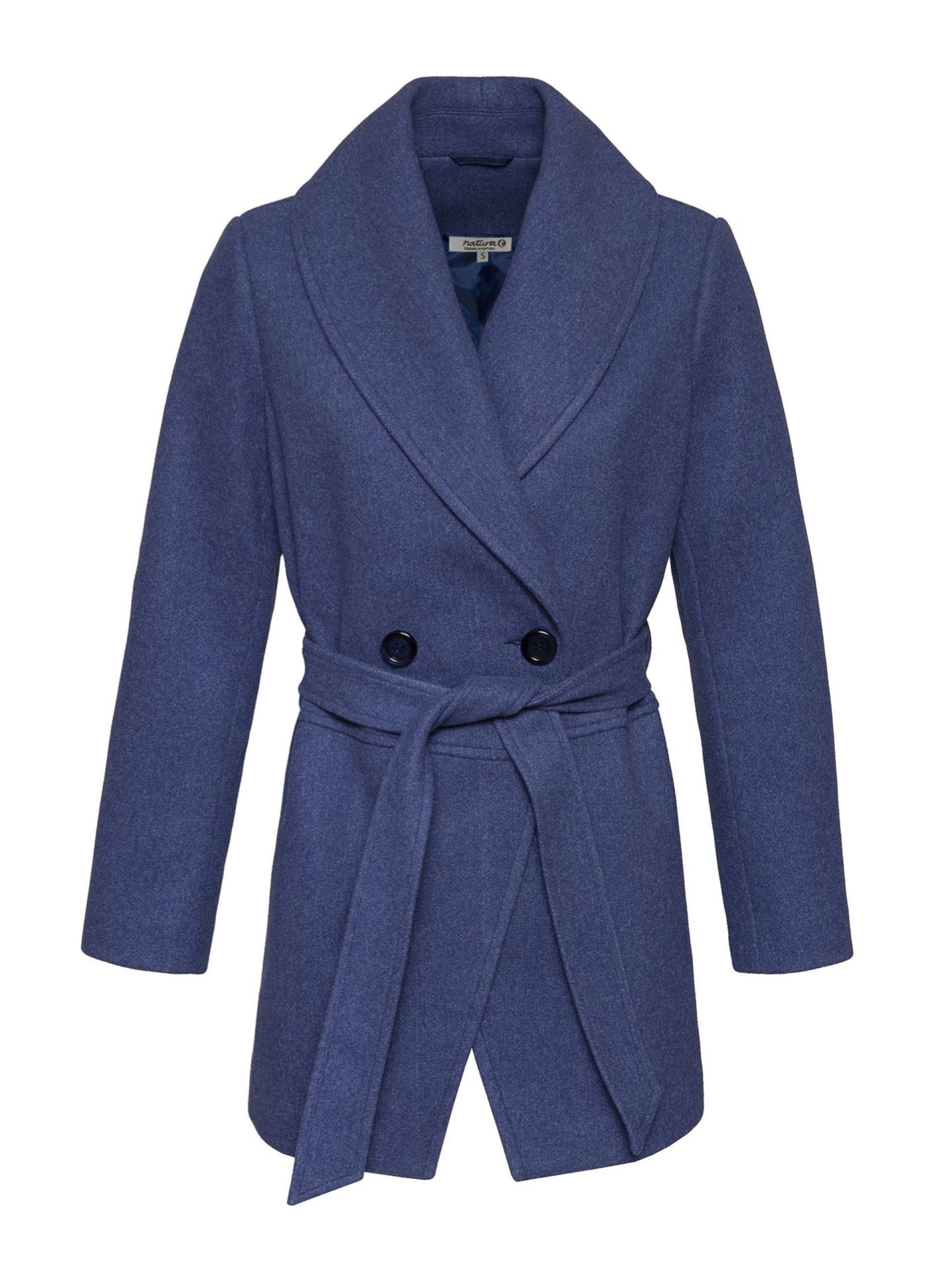 Casaco Azul Com Cinto