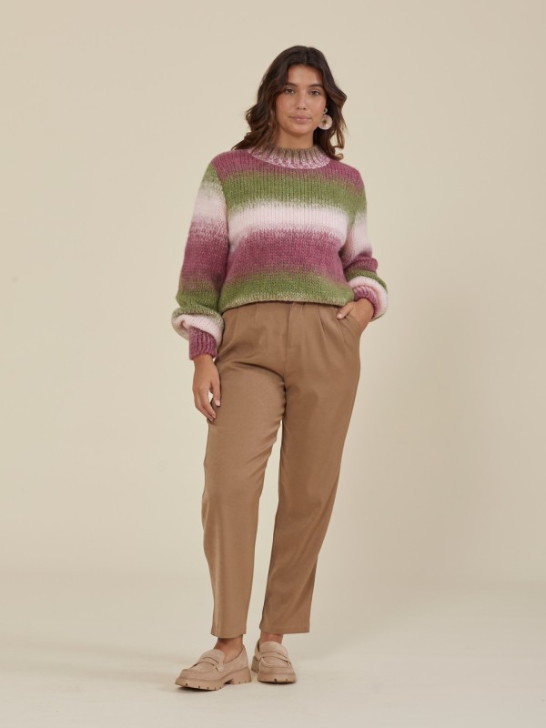 Calcas Solidas Beiges