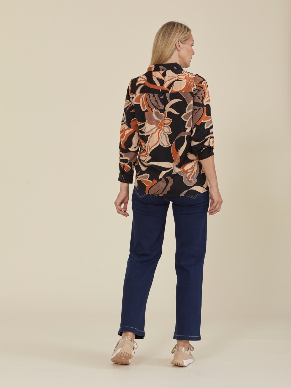 Camisa Estampado Laranja